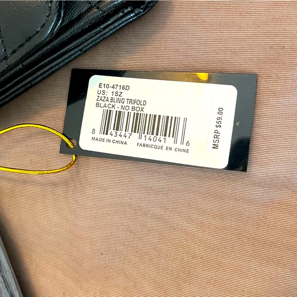 Bebe Black Quilted Wristlet - Picture 3 of 9